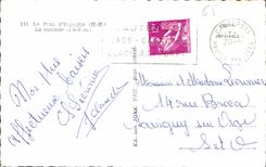 CPA Le Pont d'Espagne La cascade 