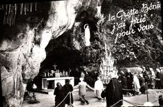 CPA Souvenir de Lourdes 