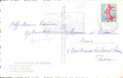 CPA Souvenir de Lourdes 