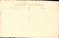 CARTE PHOTO Femme Eventail
