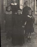CARTE PHOTO Femme Enfants