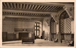 CPA Chateau de Pierrefonds Oise La Salle de Reception 