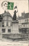 CPA Compiegne Statue de Jeanne d'Arc Horlogerie Bijouterie Maison Beauvais Renard