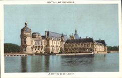 CPA Chateau de Chantilly Le Chateau Vu de L'Ouest 