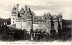 CPA Pierrefonds Le Chateau Facade Est 