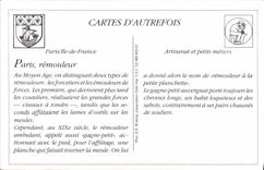 REPRO Les petits metiers de Paris Le remouleur 