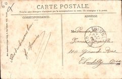 CPA Ermenonville Potail de l'Eglise