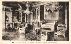 CPA Compiegne Le Chateau Chambre a coucher des Imperatrices 