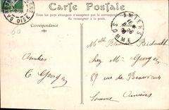 CPA Compiegne Un coin de Parc et le Palais 