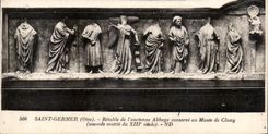CPA Saint Germer Oise Retable de l'ancienne Abbaye conserve au Musee de Cluny 