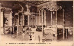 CPA Chateau de Compiegne Chambre des Imperatrices 
