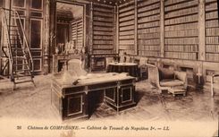 CPA Chateau de Compiegne Cabinet de Travail de Napoleon Bibliotheque