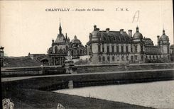 CPA Chantilly Facade du Chateau 