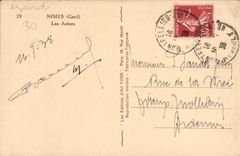 CPA Nimes Gard Les Arenes 