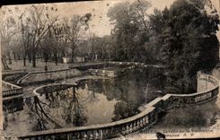 CPA Nimes Jardin de la Fontaine 