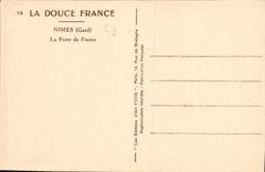 CPA Nimes Gard La Porte de France 