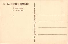 CPA Nimes Gard Le Pont du Gard 