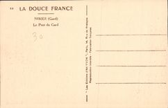 CPA Nimes Gard Le Pont du Gard 