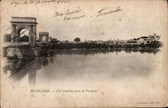CPA Beaucaire Vue generale prise de Terascon 