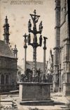 CPA Saint Thegonnec Finistere Le Calvaire cote est 