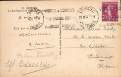 CPA Lourdes La Basilique et le Monument 