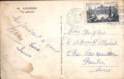 CPA Lourdes Vue Generale 