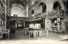 CPA Eglise de Brou Le Choeur 