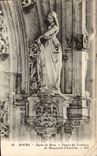 CPA Bourg Eglise de Brou Figure du Tombeau de Marguerite d'Autriche 