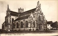 CPA Bourg Eglise de Brou 