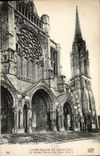 CPA Cathedrale de Chartres Le Portail Nord et la Tour Neuce  