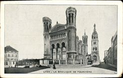 CPA Lyon La Basilique de Fourviere 
