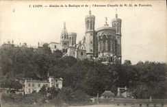 CPA Lyon Absides de la Basilique et de l'Ancienne Chapelle de ND de Fourviere 