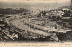 CPA Lyon Vue sur et Vaise prise du Restaurant Gay 