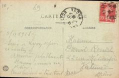 CPA Lyon Perspective des Ponts et Quais du Rhone 