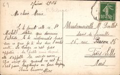 CPA Lyon Basilique de ND de Fourviere Statue de Saint Michel 