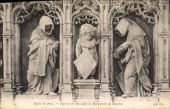 CPA Eglise de Brou Figures du Mausolee de Marguerite de Bourbon 