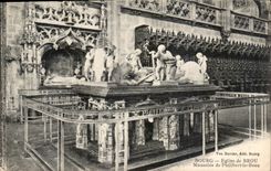 CPA Bourg Eglise de Brou Mausolee de Philibert le Beau 