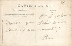 CARTE PHOTO Femme Chat