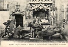 CPA Bourg Eglise de Brou Mausolee de Philibert le Beau et de Marguerite de Bourbon 