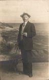 CARTE PHOTO Homme Marseille