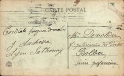 CPA Lyon Place Carnot Monument 