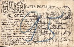 CPA Lyon Le Pont du Palais de Justice le Pont Tilsiit et le Coteau de Fourviere 