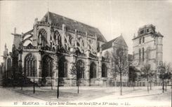 CPA Beauvais L'Eglise Saint Etienne cote Nord 