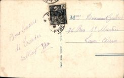 CPA Lourdes L'Esplanade pendant la Procession 