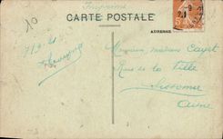 CPA Les Pyrenees Lourdes Le Chateau Fort et la Ville 