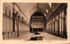 CPA Pierrefonds Salle des Fetes dite Galerie des Previns 