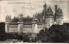 CPA Chateau de Pierrefonds cote sud 