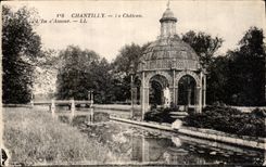 CPA Chantilly le Chateau L'Ile d'Amour 