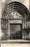 CPA Senlis Portail de la Cathedrale 