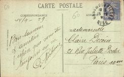 CPA Compiegne Un Coin du Parc 